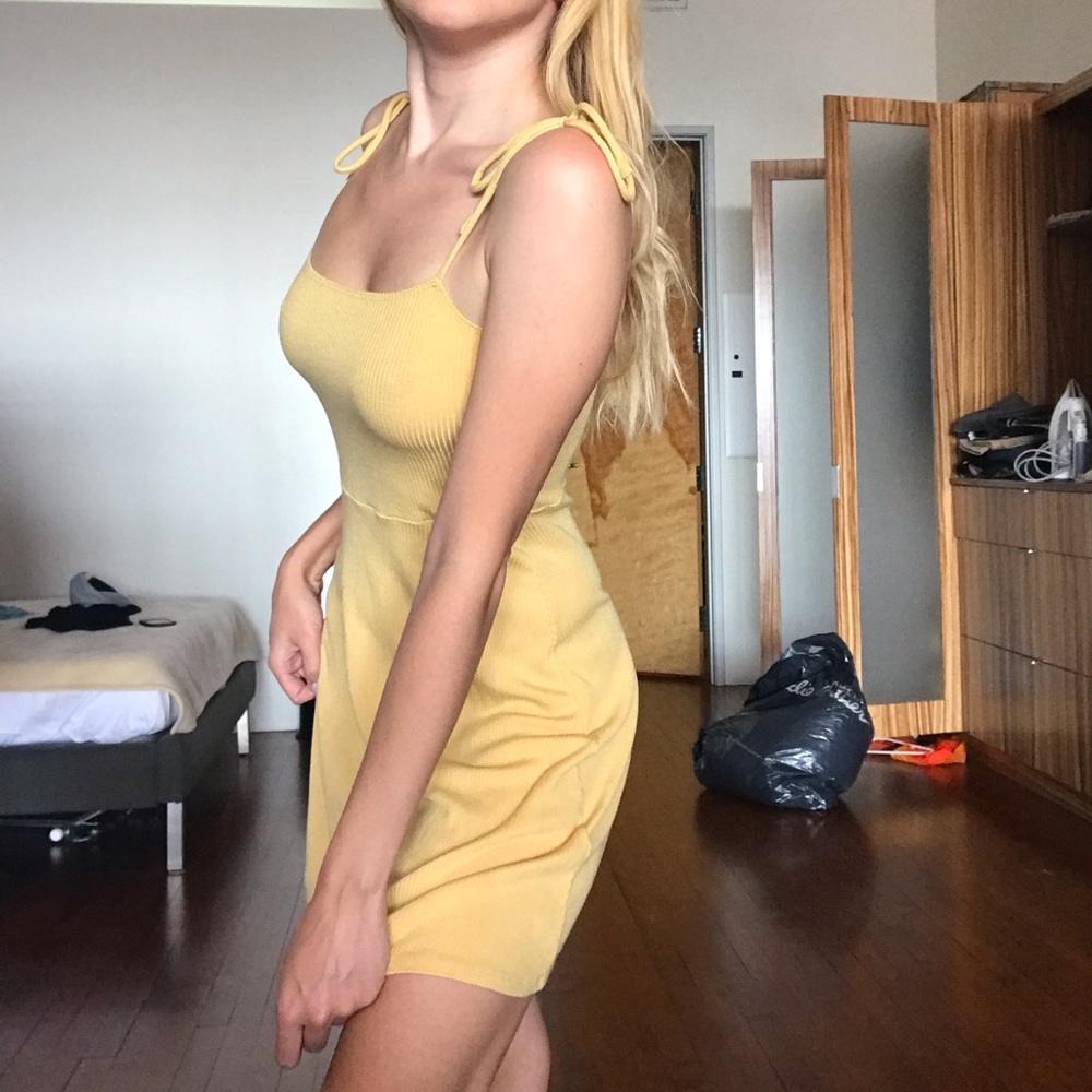 Yellow summer dress